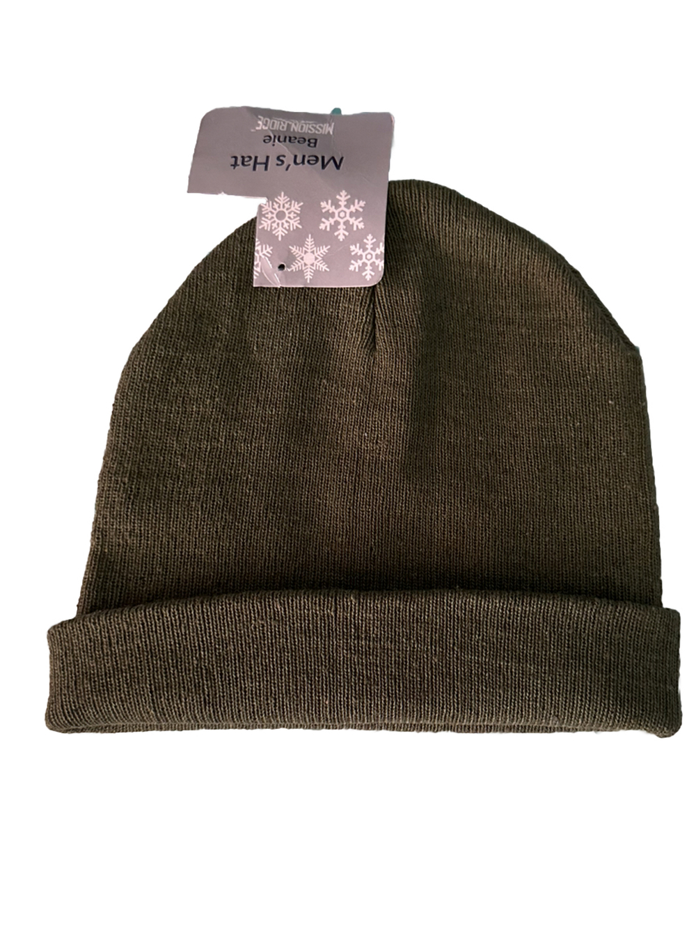 New Men’s Mission Ridge Winter Beanie Hat Olive Green Warm Cozy